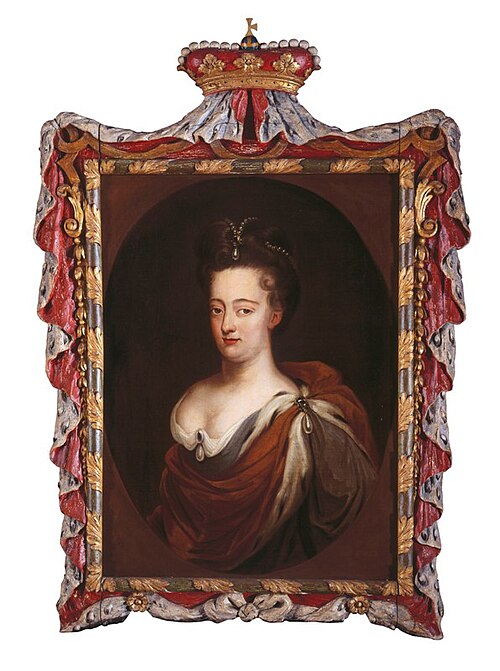 Portret van Maria Louise van Hessen-Kassel, 1711, Lancelot Volders