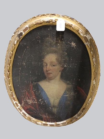 Portret van een onbekende dame, 1694, Lancelot Volders