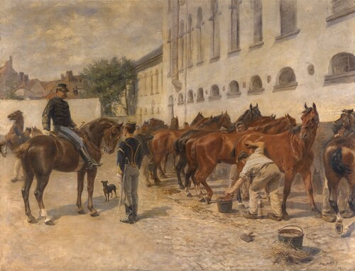 Grooming, 1887, Léon Abry