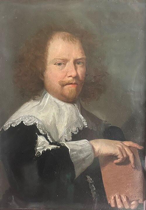 Portrait of a Gentleman Holding a Book, 1650, Peter Franchoys