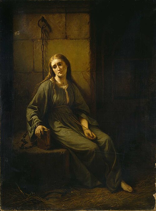 Marguerite in Prison, 1865, Johann Grund