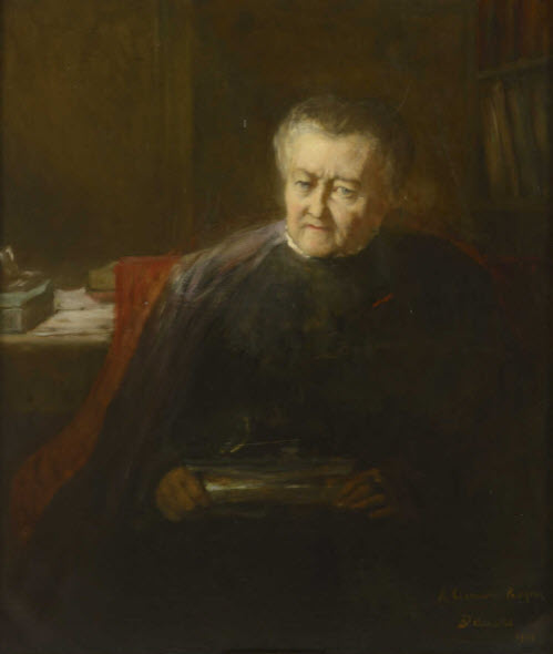 Portrait de Mlle Clémence Royer, 1902, Angèle Delasalle