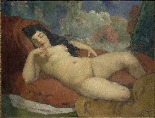 Femme endormie, 1920, Angèle Delasalle