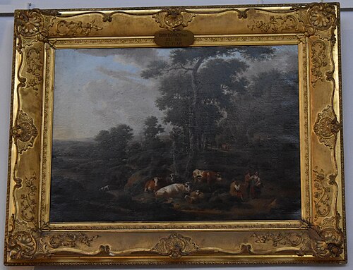 Paysage avec figures et animaux, 1789, Balthasar Ommeganck
