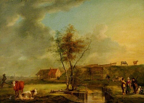 Canal Scene, 1800, Balthasar Ommeganck
