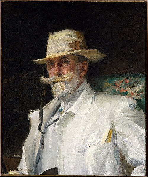 William Merritt Chase, 1910, Annie Traquair Lang