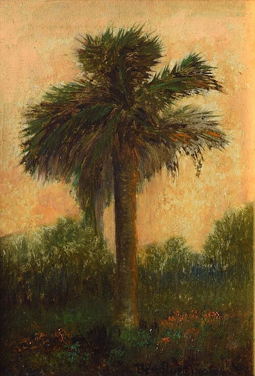 Palm Tree, 1912, Ben Austrian