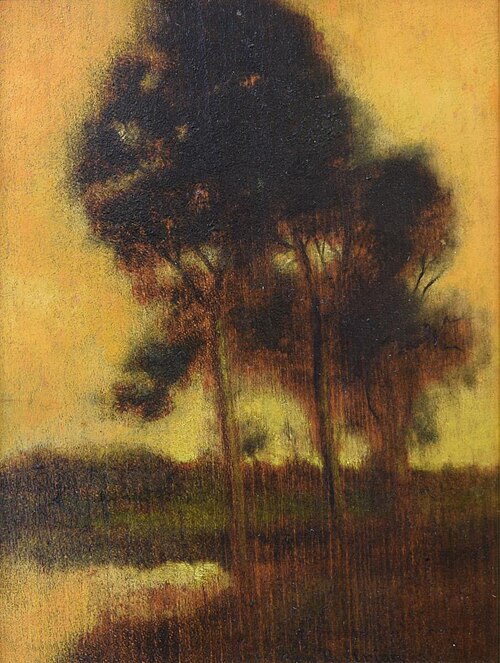 Landscape with Three Trees, 1915, Ben Austrian