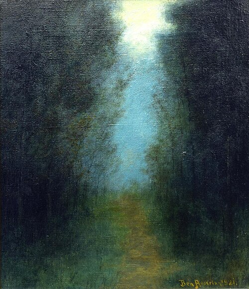 Landscape - Woodland Scene, 1921, Ben Austrian