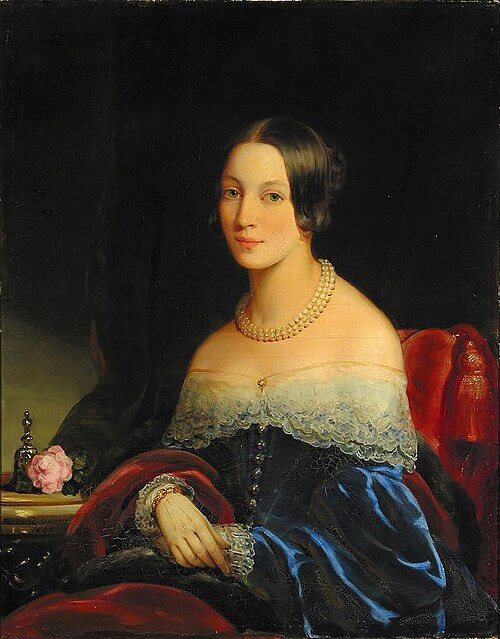Portrait of Yulia F. Kurakina (1814-1881), 1841, Christina Robertson