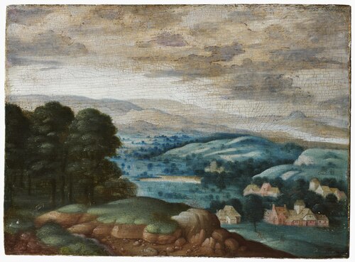 Heuvellandschap, 1565, Corneille Metsys