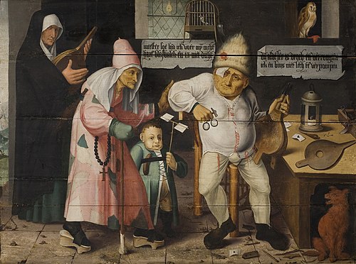 Le Raccommodeur de soufflets, 1500, Corneille Metsys