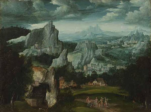 Landscape with the Judgment of Paris, 1545, Corneille Metsys