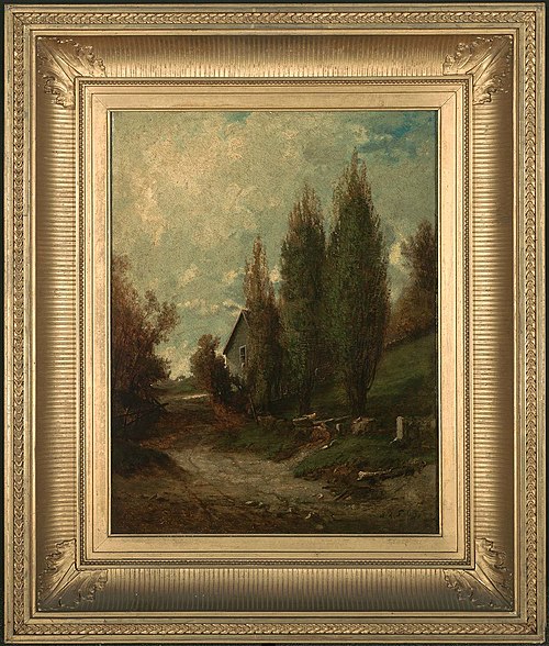 Poplar Trees, 1869, Richard Henry Fuller