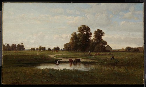 Edgeworth Near Medford, 1867, Richard Henry Fuller