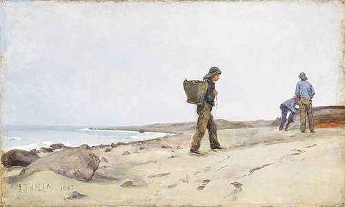 Oyster Pickers, 1885, Ada Thilén