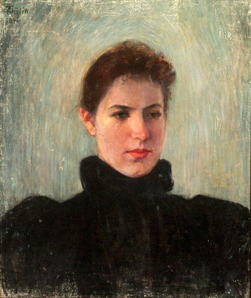 Autoportrait, 1896, Ada Thilén