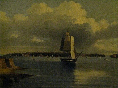 N.Y. From Bedloe's Island, 1853, Edmund C. Coates