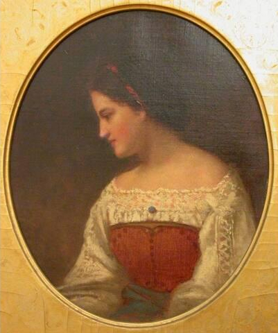 Girl's Head, 1862, Henry Augustus Loop