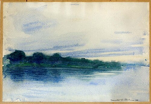Twilight no. 2 1898, 1898, Martha Susan Baker
