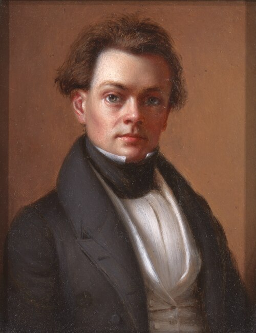 Self-Portrait, 1850, Oliver Tarbell Eddy