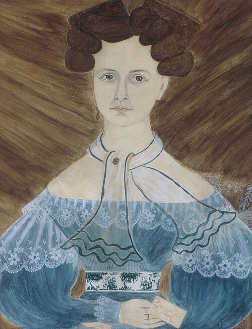 Miss Emeline Parker of Lowell, Massachusetts, 1832, Ruth Whittier Shute