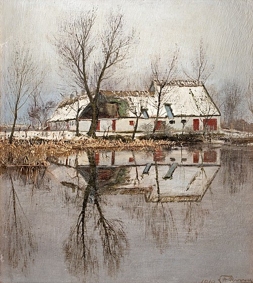 Martsdag ved gadekaer, 1912, Laurits Andersen Ring