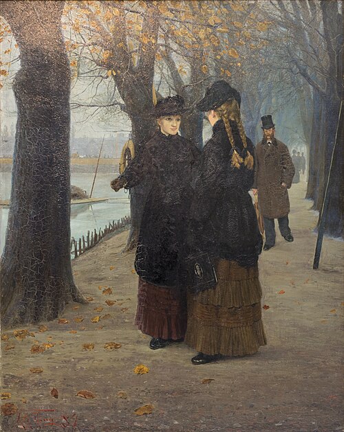 Følg med! Dosseringen ved Peblingesøen i København, 1884, Laurits Andersen Ring