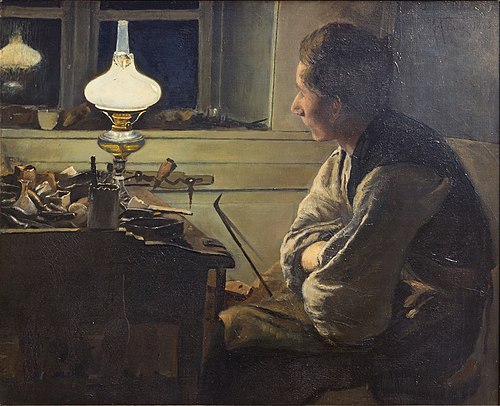 En skomager, 1885, Laurits Andersen Ring