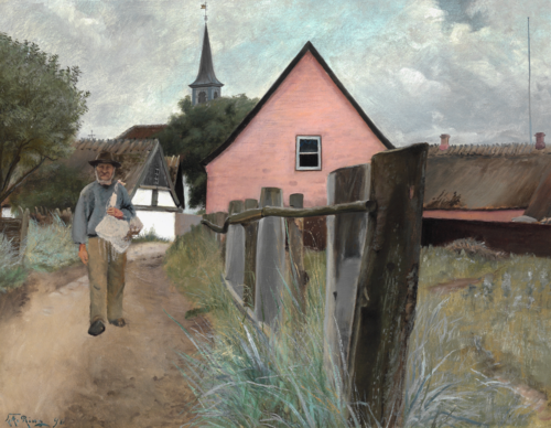 Lodsens sti. Hornbæk, 1890, Laurits Andersen Ring