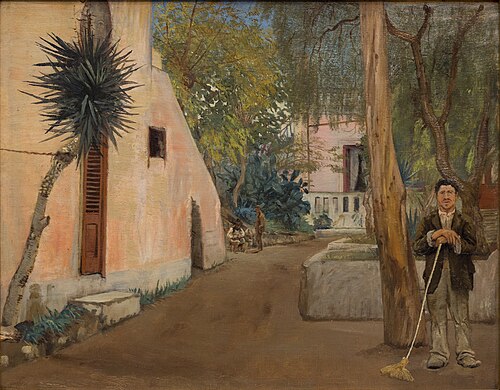 Albergo del Salos, Pompei, 1894, Laurits Andersen Ring