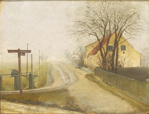 The road to Lynæs, Denmark., 1898, Laurits Andersen Ring