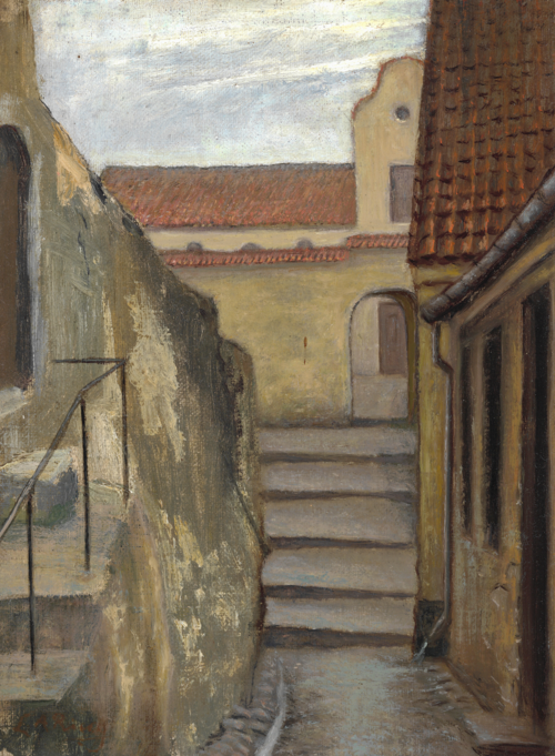 Landsbygade. Studie, 1900, Laurits Andersen Ring