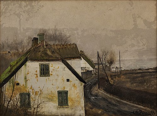 Vej ved Roskilde Fjord, 1914, Laurits Andersen Ring
