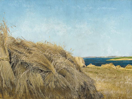 Høstlandskab i solskin, 1916, Laurits Andersen Ring