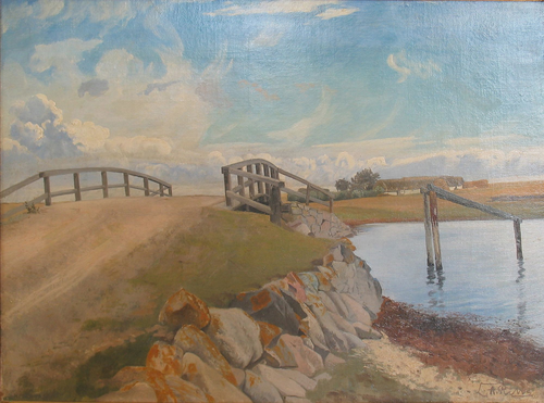 The bridge to Enø., 1902, Laurits Andersen Ring