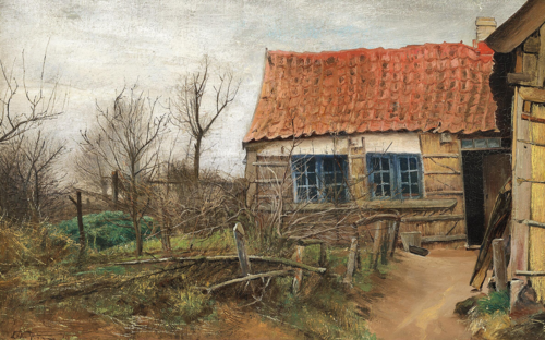 The old smithy., 1902, Laurits Andersen Ring