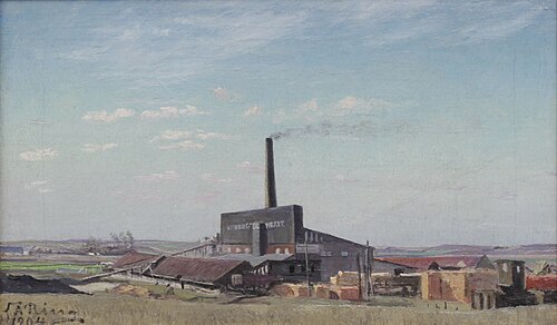 Teglværket ved Hedehusene, 1904, Laurits Andersen Ring