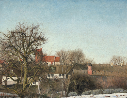 View of St. Jørgensbjerg., 1926, Laurits Andersen Ring
