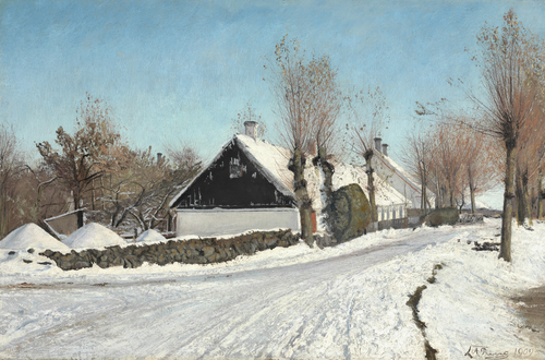 The first snow., 1909, Laurits Andersen Ring