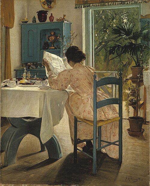 Au petit-déjeuner, 1898, Laurits Andersen Ring