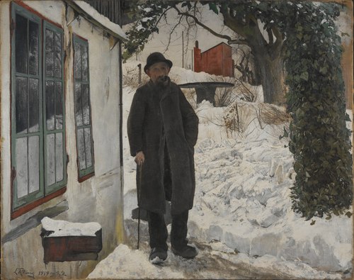 At the Old House, 1919, Laurits Andersen Ring