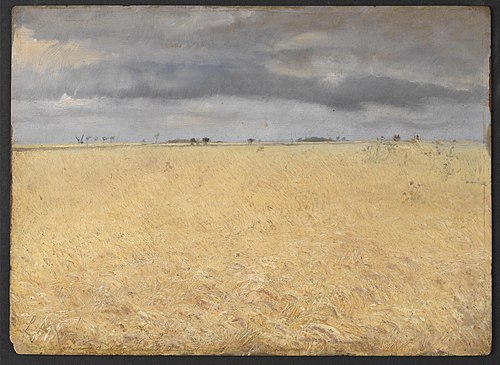 A Rye Field near Ring Village, 1887, Laurits Andersen Ring