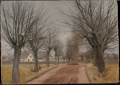 A Road near Vinderød, Zealand, 1898, Laurits Andersen Ring