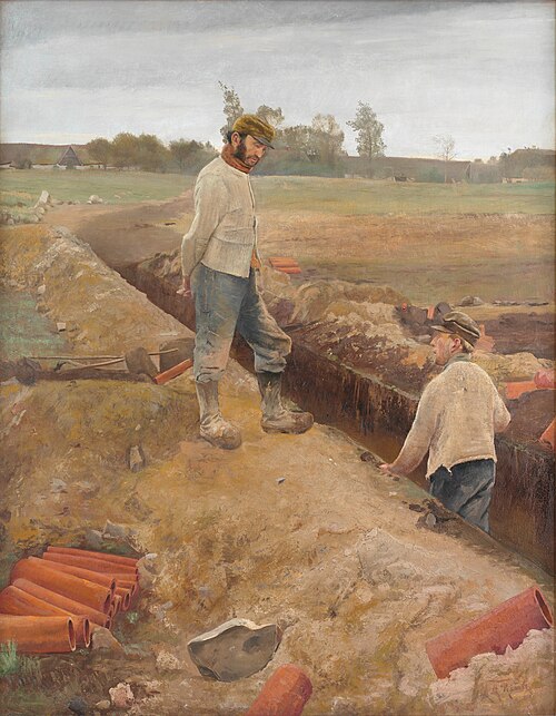 Drain Diggers, 1885, Laurits Andersen Ring