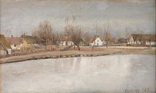 Gadekæret i Ring, 1890, Laurits Andersen Ring