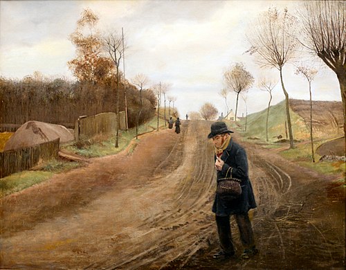 Landevej ved Næstved, 1890, Laurits Andersen Ring