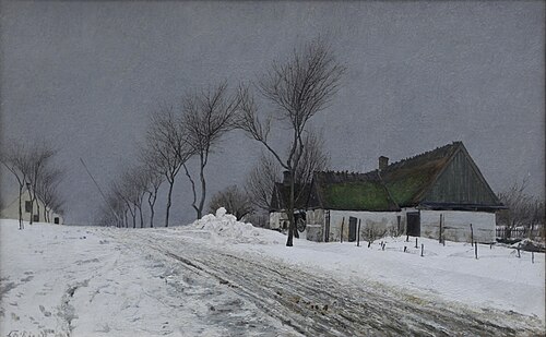 The Smithy, Roskilde road, 1910, Laurits Andersen Ring