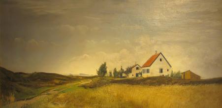 Lyngbakker Greve Strand, 1910, Laurits Andersen Ring