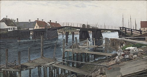 Broen ved Karrebæksminde, 1912, Laurits Andersen Ring